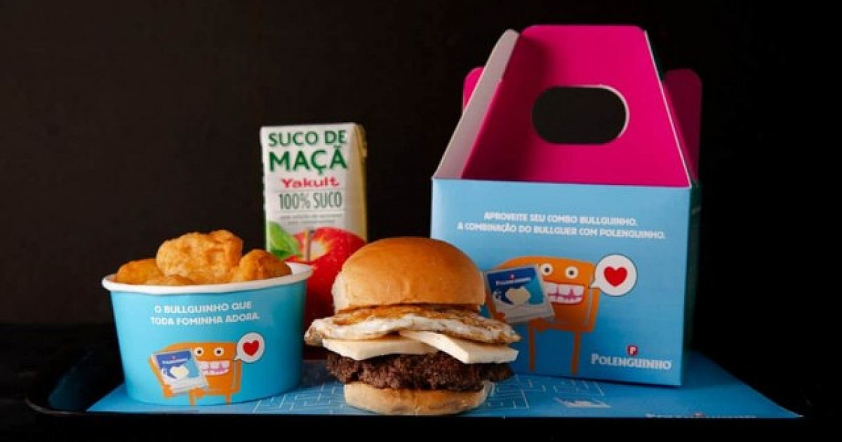 Com unidade em Alphaville, Bullguer aposta em parceria com a Polenguinho para menu kids