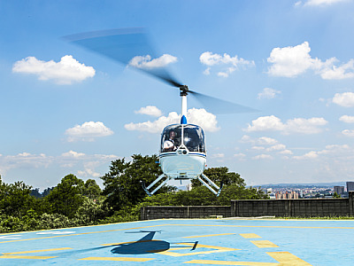 Serviço de Helicóptero oferecerá voos diários