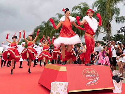 Com entrada gratuita, Lindt promove Parada de Natal no Parque Villa-Lobos