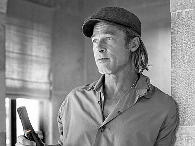Brad Pitt lança sua própria marca de champanhe