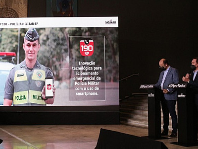 Governo de SP lança aplicativos para acionamento da PM e Bombeiros