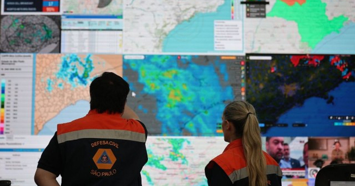 Defesa Civil emite alerta para chuvas intensas até sexta-feira (25)