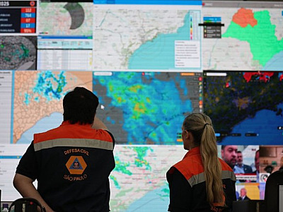 Defesa Civil emite alerta para chuvas intensas até sexta-feira (25)