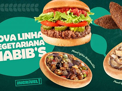 Habib’s lança linha vegetariana