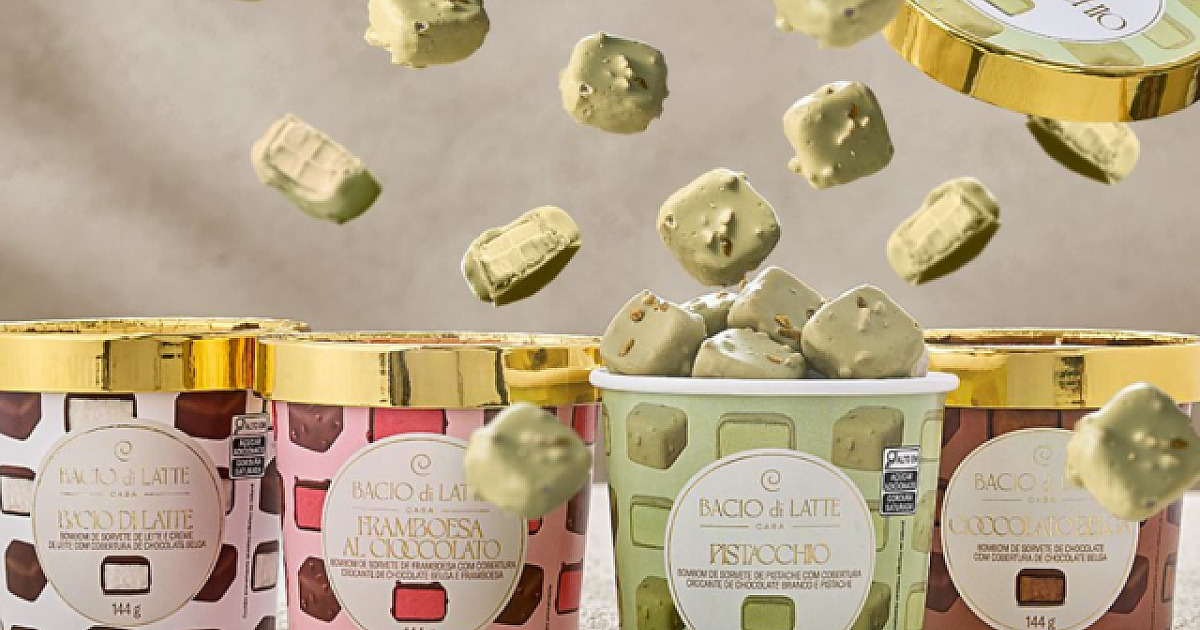 Bacio di Latte une gelato e bombons em novo lançamento