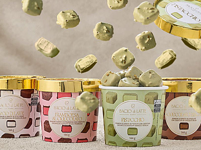 Bacio di Latte une gelato e bombons em novo lançamento