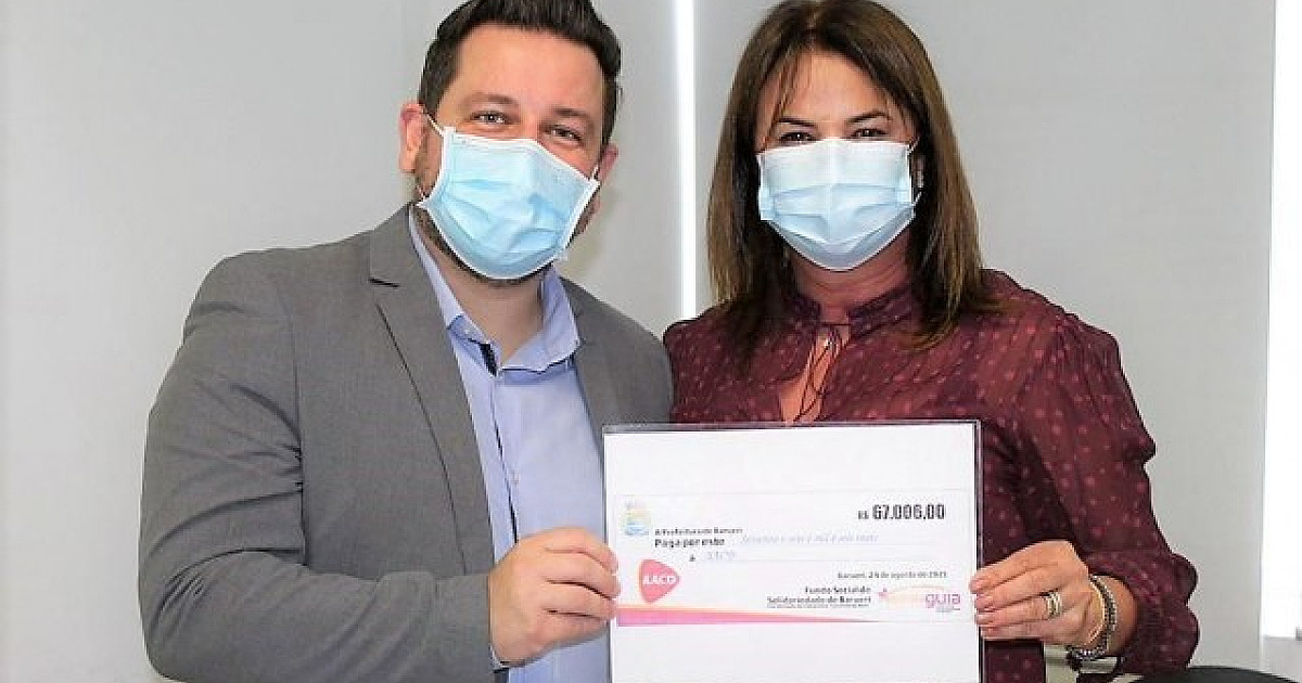 Barueri entrega mais de R$ 67 mil para a AACD