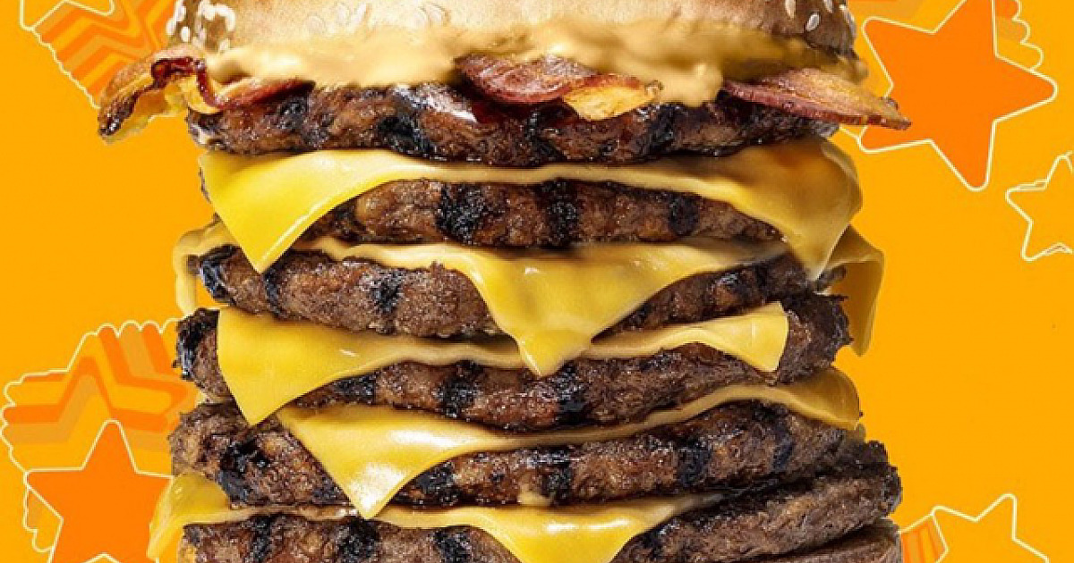 No clima da Copa do Mundo, BK lança Hexa Stacker