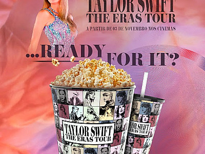 Cinépolis anuncia combo inspirado em "Taylor Swift: The Eras Tour"