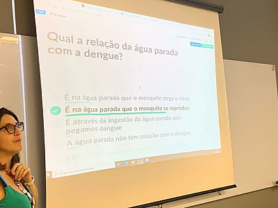 Com alta da dengue, escolas do bairro investem na conscientização dos alunos
