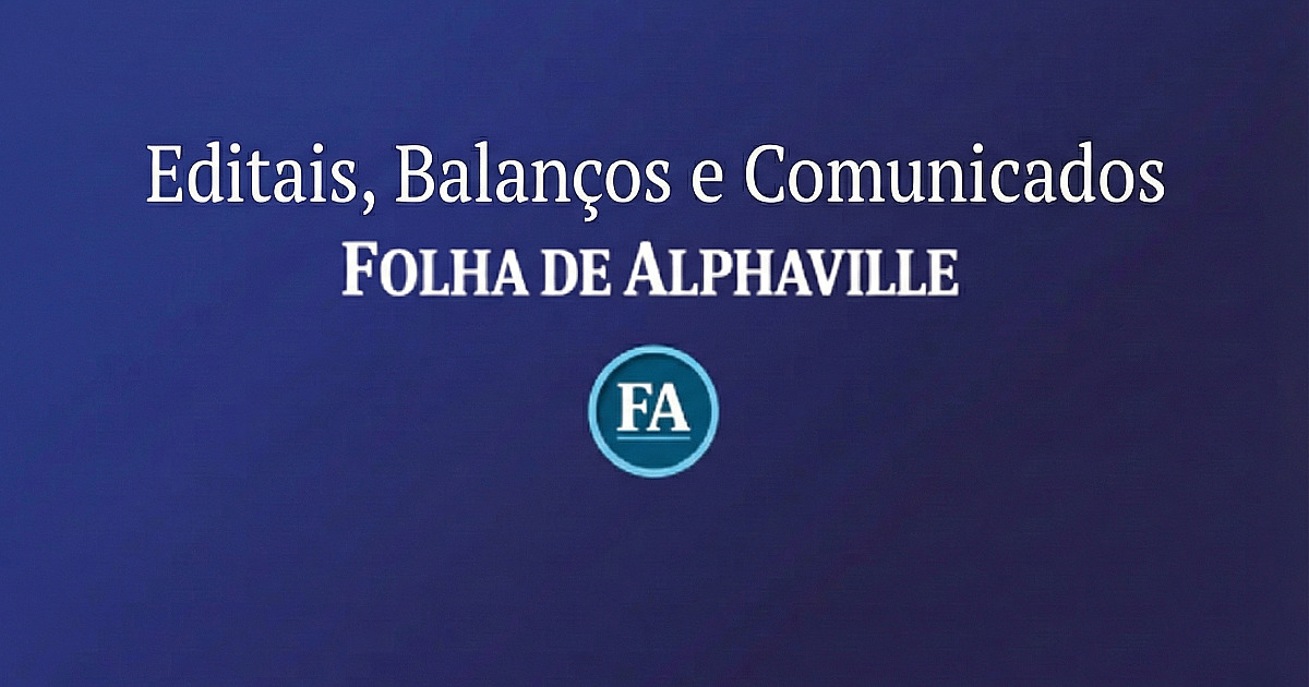 Convocação de Assembleia Geral Ordinária - Residencial Valville I E IA