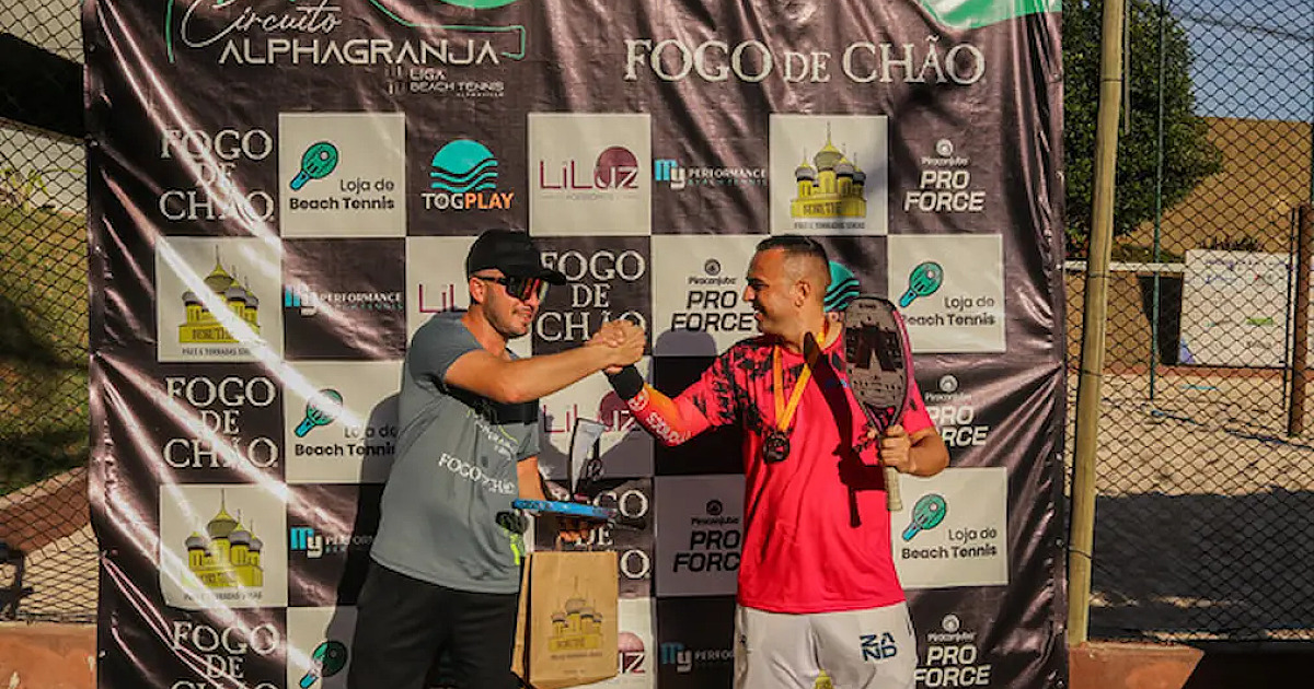Fogo de Chão anuncia calendário dos torneios de beach tennis na região
