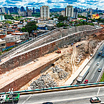 Obras das futuras marginais da Castello Branco atingem 97% de avanço e entram na fase final
