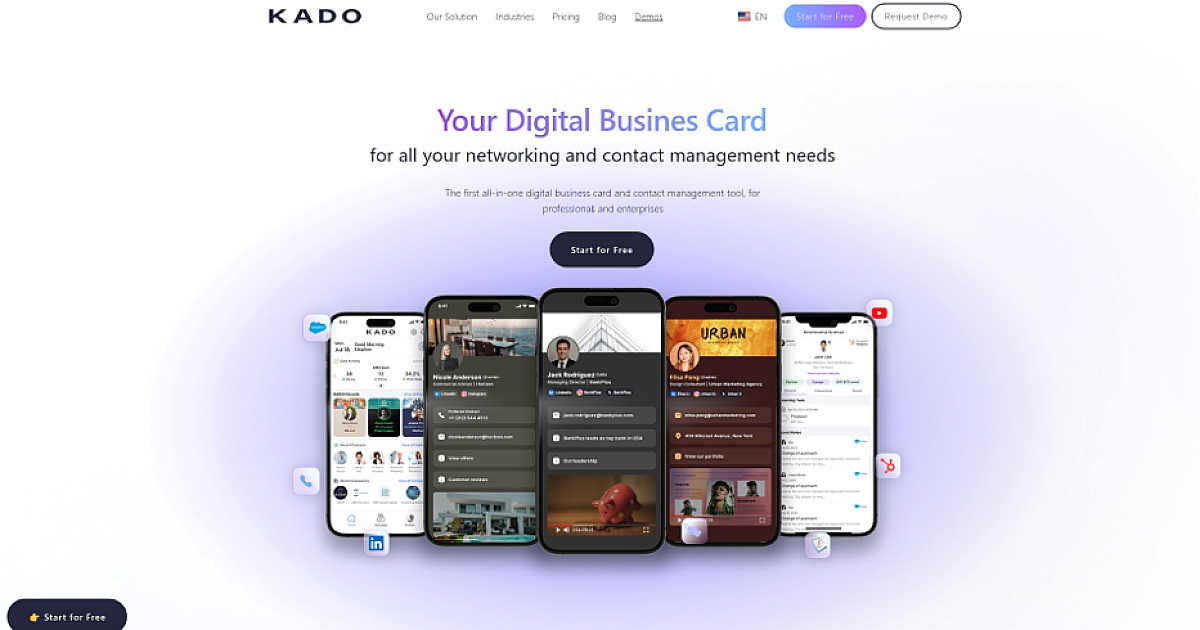 As melhores soluções de cartões de visita digitais para uso profissional em 2026