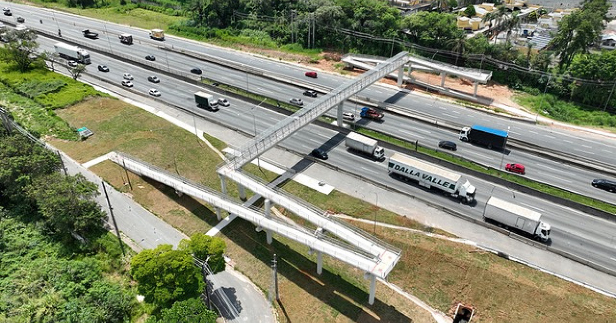 ViaOeste libera nova passarela no km 27 da Castello Branco, em Barueri