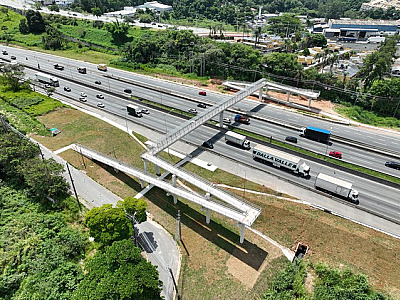 ViaOeste libera nova passarela no km 27 da Castello Branco, em Barueri