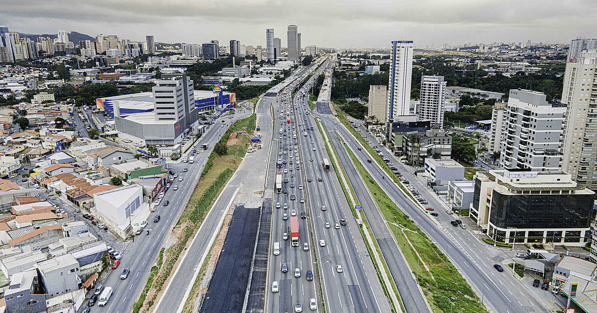Obras na Castello Branco interditam faixas e acesso ao Rodoanel durante a madrugada