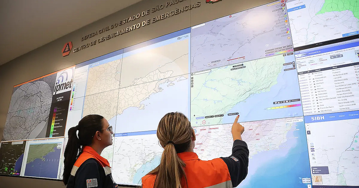 Defesa Civil de SP alerta para chuvas intensas até quarta (11)