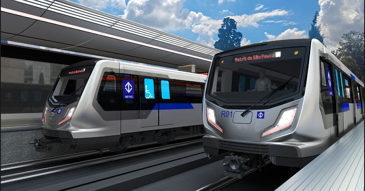 Metrô de SP terá 44 novos trens com investimento de R$ 3,1 bilhões