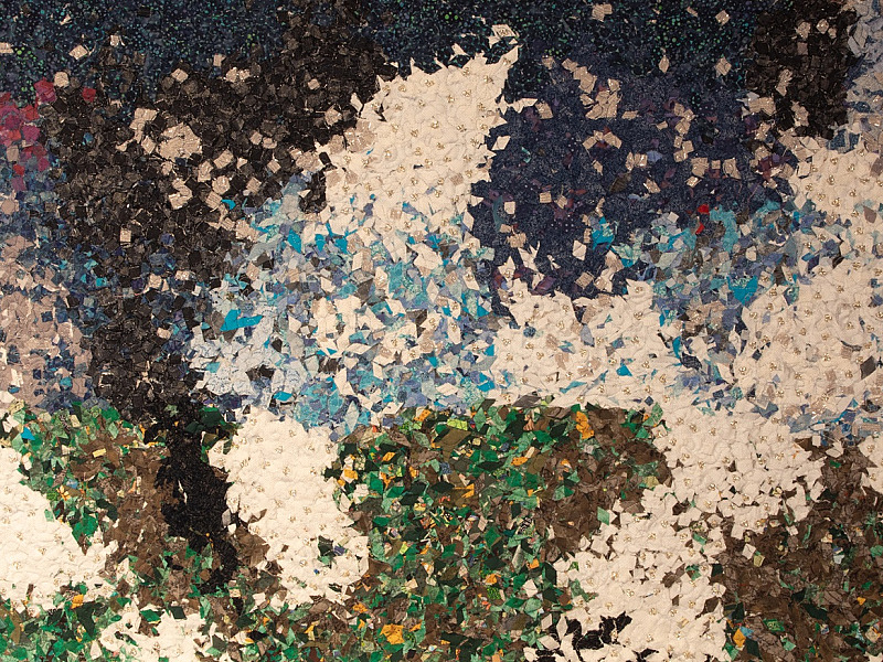 Artista de Alphaville apresenta exposição inédita de arte têxtil na iGaleria do Iguatemi