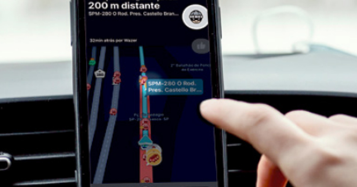 Região já registra alertas de insegurança no Waze em trechos de grande movimento