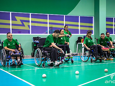 O jovem Marcos já participando do treinamento da Seleção em SP