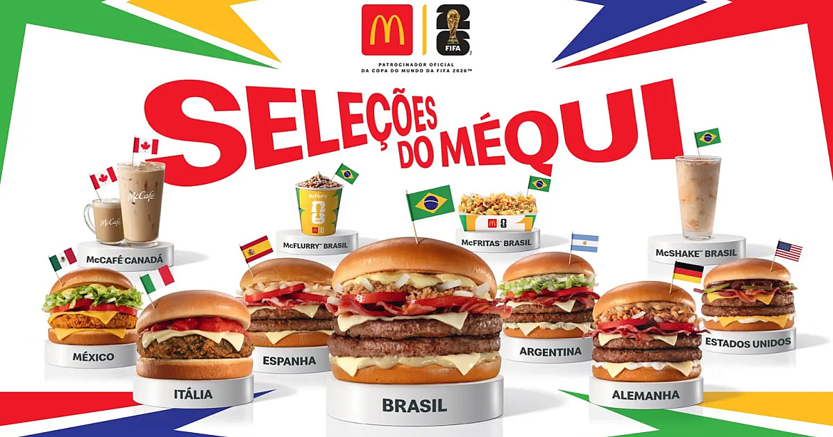 McDonald’s põe em campo menu especial para a Copa do Mundo 2026