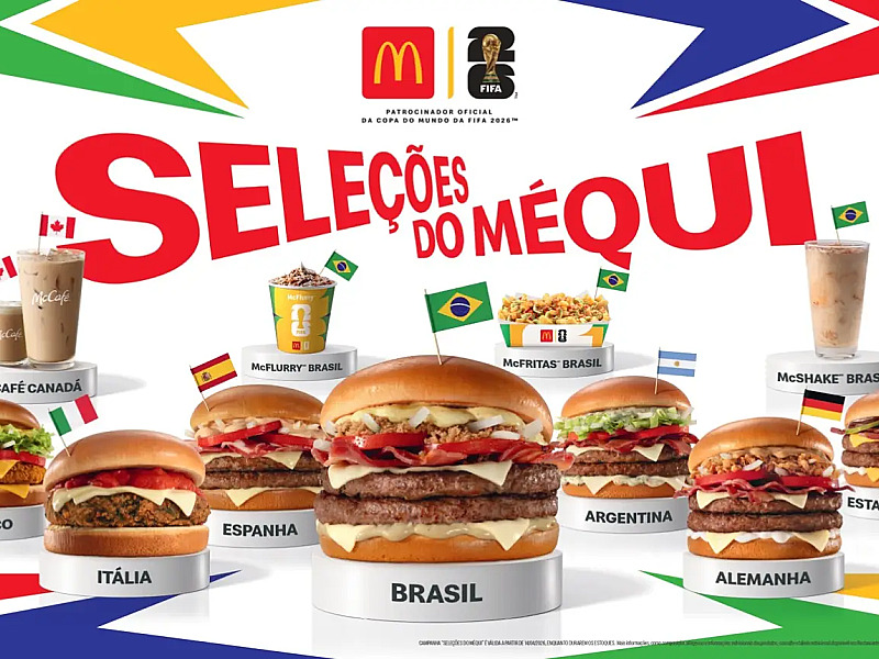 McDonald’s põe em campo menu especial para a Copa do Mundo 2026