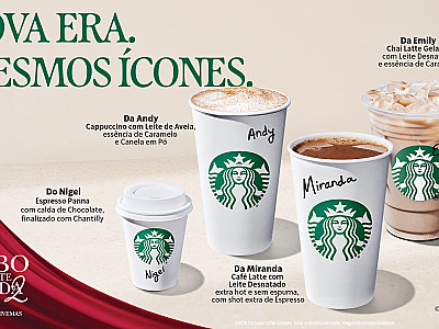 São 4 sabores, um para cada personagem central