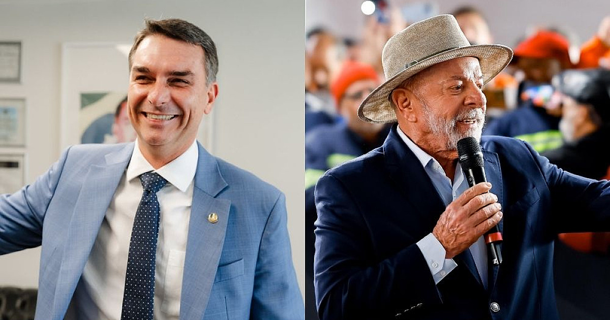 Vox Brasil aponta liderança de Lula sobre Flávio Bolsonaro em cenários para a eleição presidencial