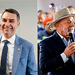 Vox Brasil aponta liderança de Lula sobre Flávio Bolsonaro em cenários para a eleição presidencial