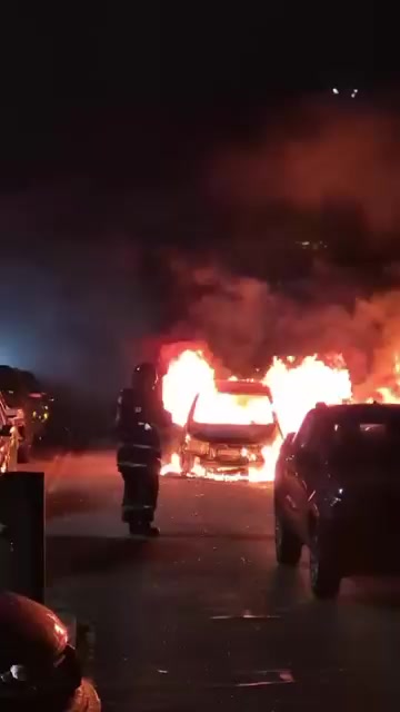 Incêndio em pátio da Localiza assusta moradores de Alphaville durante a madrugada