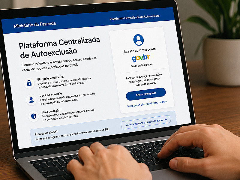Mais de 574 mil brasileiros pedem bloqueio em sites de apostas em nome da saúde mental